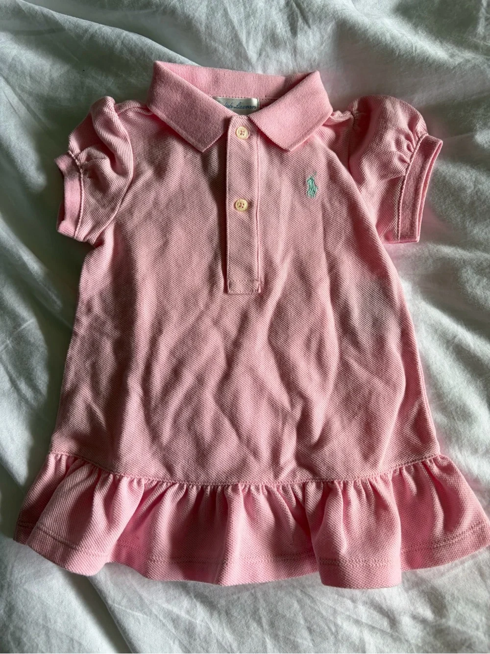 Ralph Lauren Soft Cotton Polo Dress & Bloomer - 6M